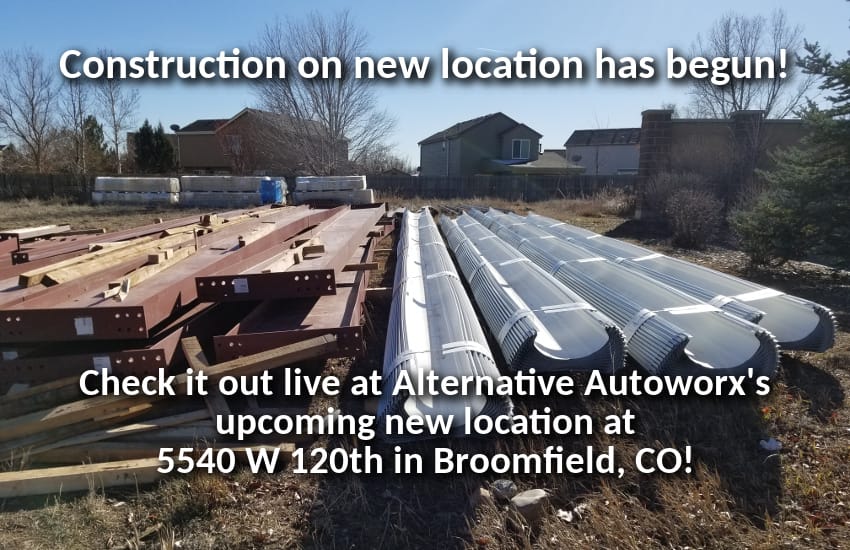 Construction on new location has begun!